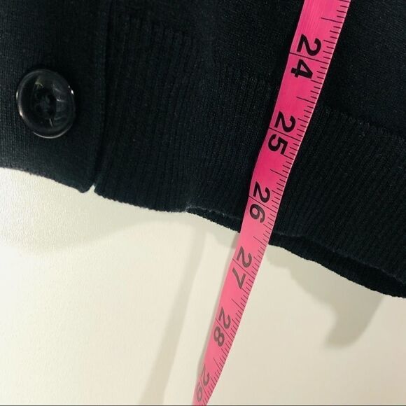 Pendleton Black Silk Blend Cardigan Sweater Gold - Picture 8 of 10